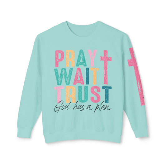 Pray and Wait Crewneck Sweatshirt