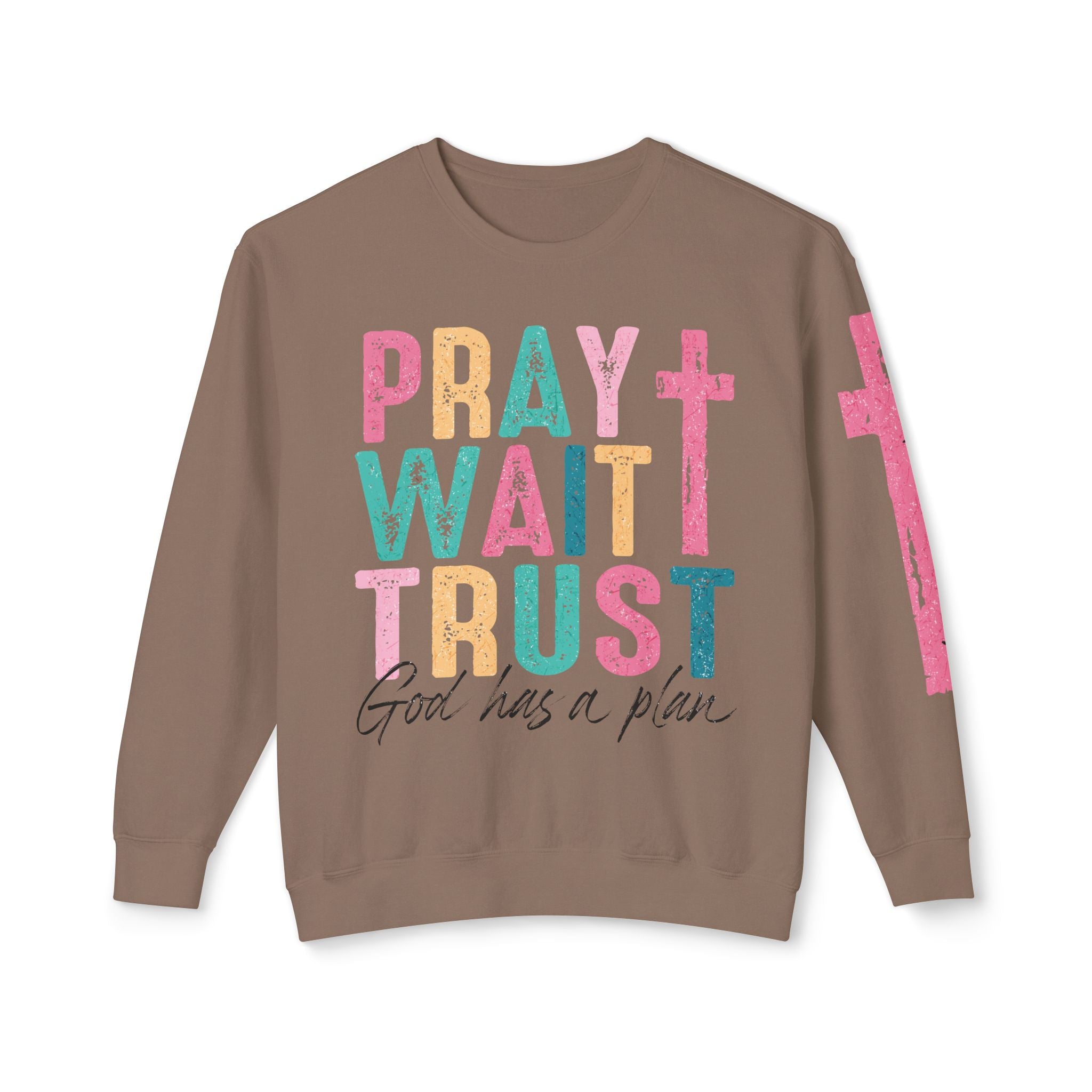 Pray and Wait Crewneck Sweatshirt